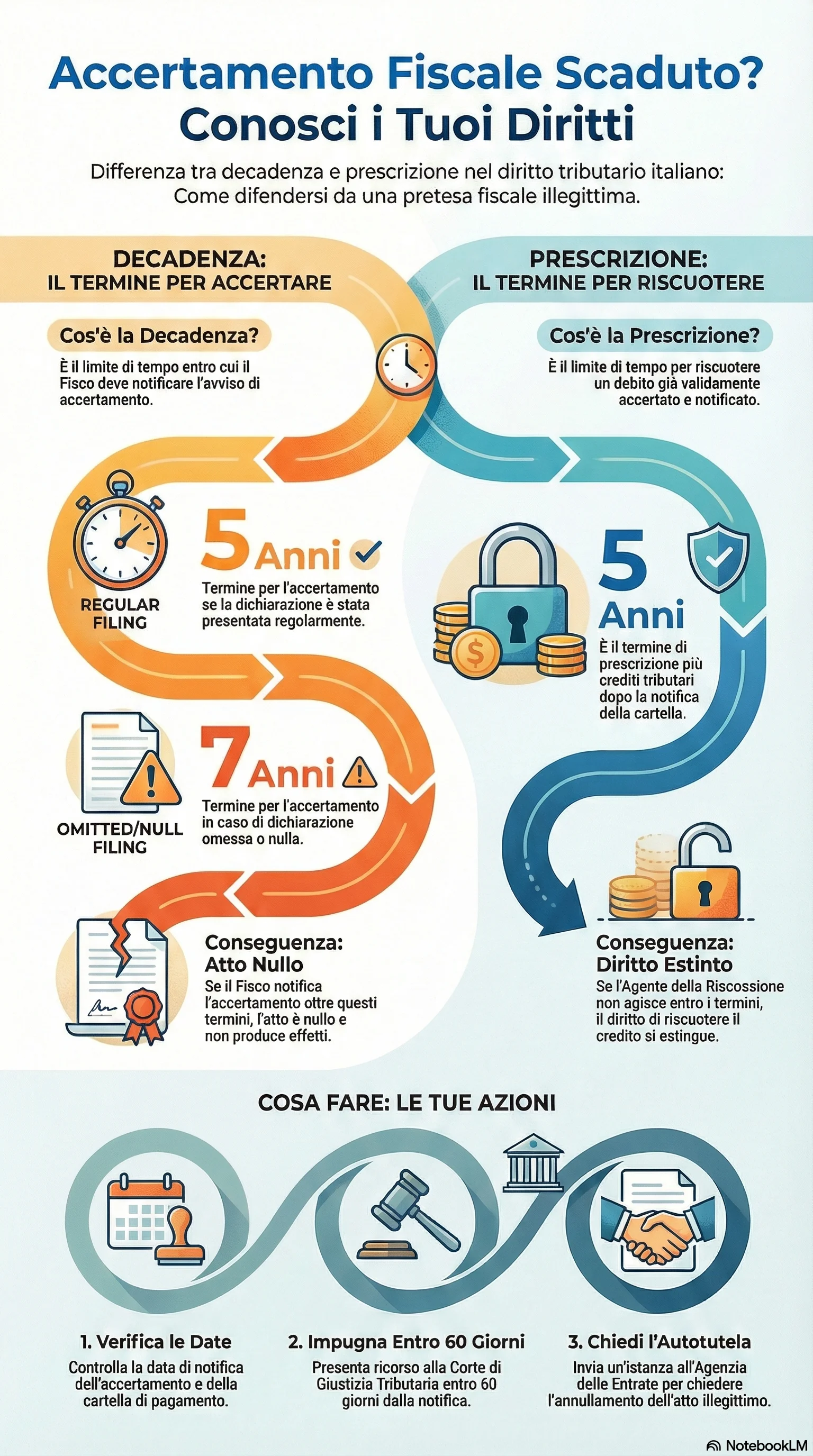 Infografica riassuntiva: Accertamento Fiscale Prescritto ma Ruolo Già Formato